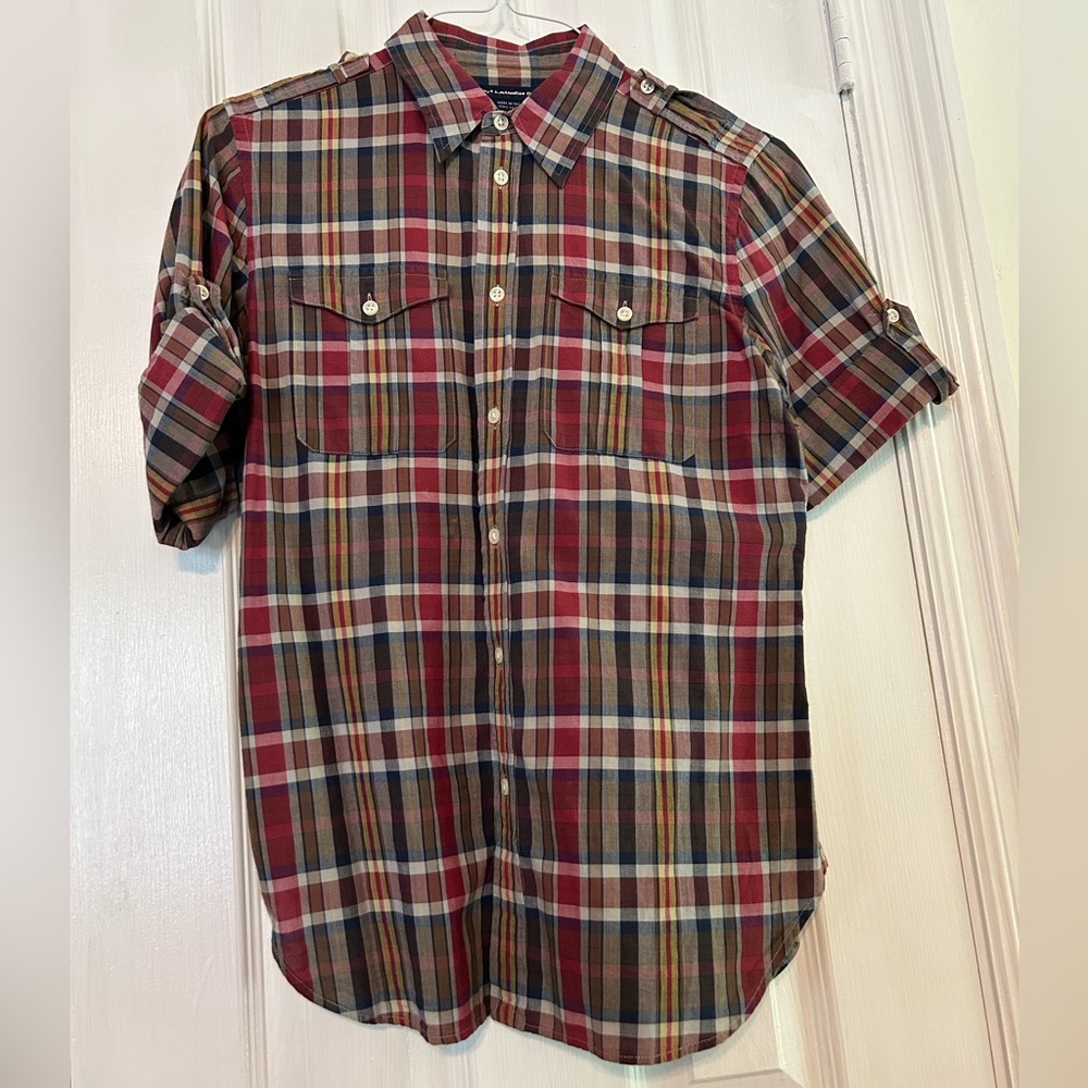 Ralph Lauren Button Down Shirt Size 10 Misses